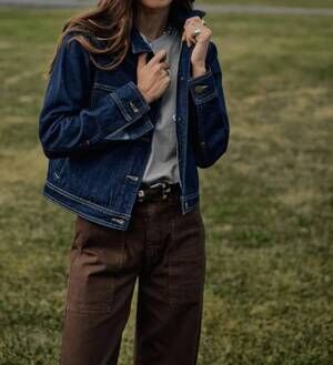 NEW ROAD TO NOWHERE cody jacket in indigo rinse